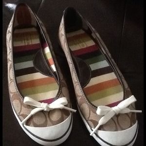 Coach ballet flats