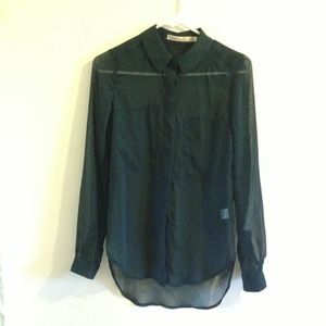 Sheer button up