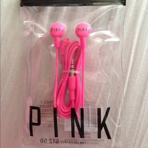 PINK VS headphones