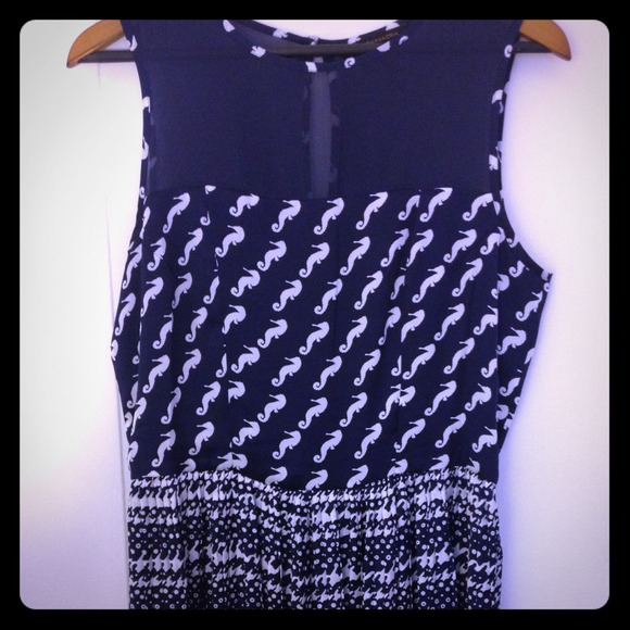 Bcbg max azaria seahorses dress