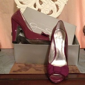 TRADED**.  Jessica Simpson high heels size 7