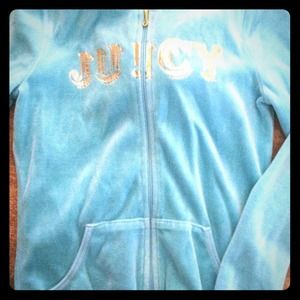 Juicy Couture relaxed track jacket in teal