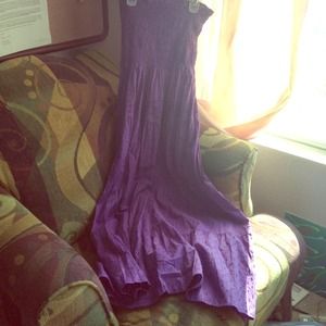 Purple Strapless Dress, Reserved