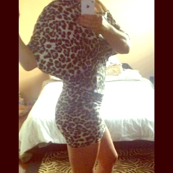 Animal print dress