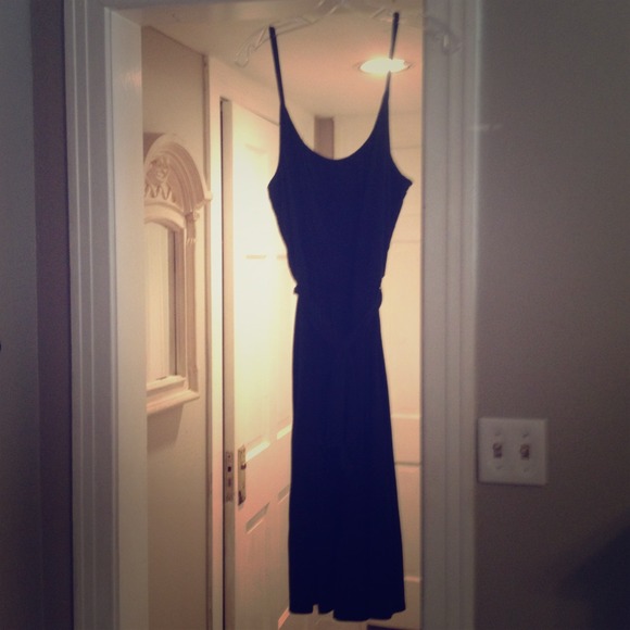 LOFT Dresses & Skirts - Reserved @kelseykramitz Navy cotton dress