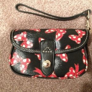 Dooney and Bourke mini wristlet; Disney Mini Mouse