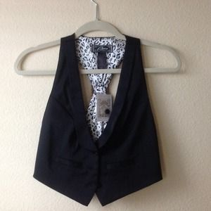 Brand new black vest