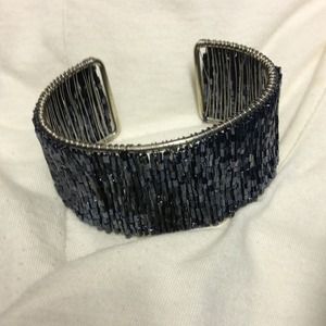 New York & Company Beaded Cuff Bracelet