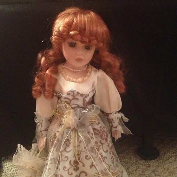 Beautiful porcelain doll