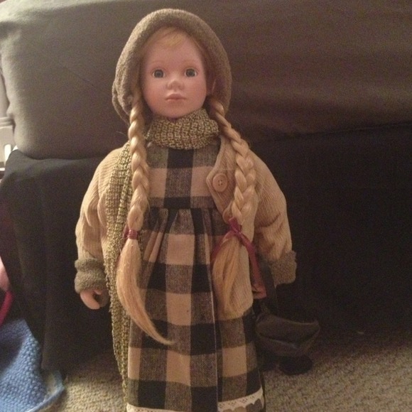 Large porcelain doll