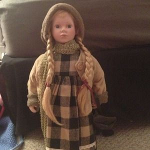 Large porcelain doll