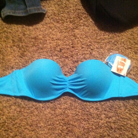 Blue Victoria's Secret bikini top