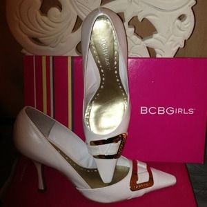 BUNDLED ** BCBG wht. High heels