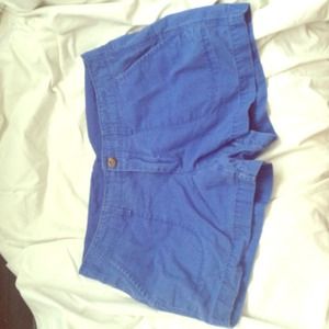 Cobalt blue shorts