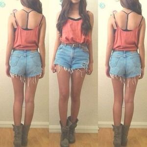 Pants(small) shirt(small) boots(size 7)