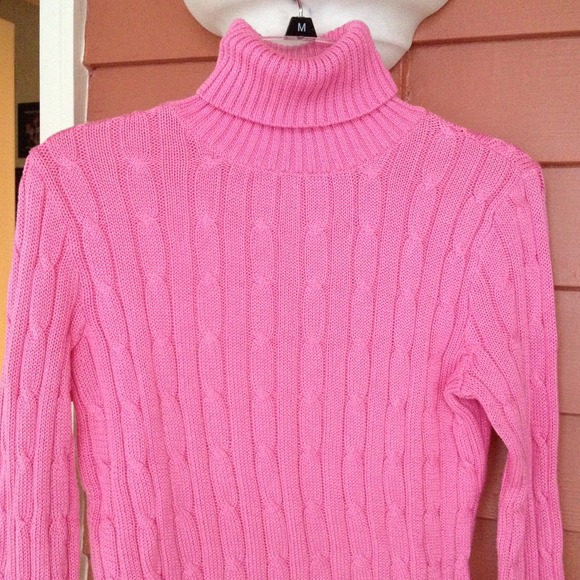 Ralph Lauren pink turtleneck like new worn once