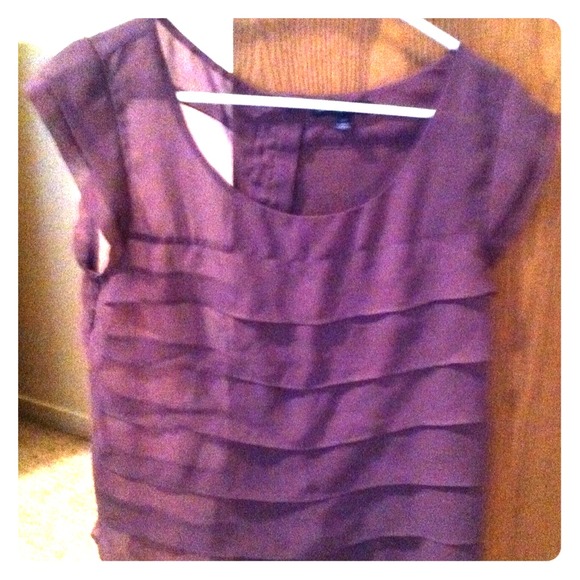 American Eagle purple blouse