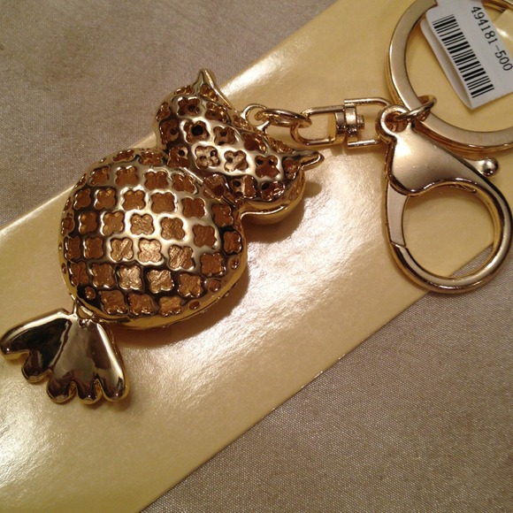 Adorable Owl Keychain with Rhinestones - Picture 2 of 3