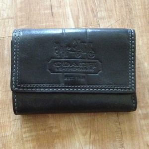 Black Coach wallet