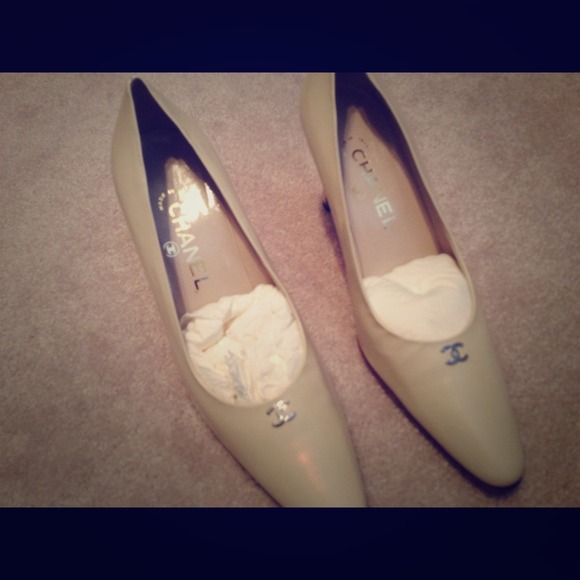 Tan pumps