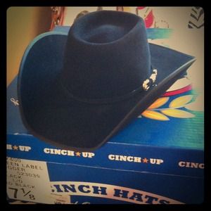 🎀Holding🎀 Black Chinch cowboy/girl felt hat