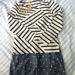 J. Crew Nautical Stripe Shirt