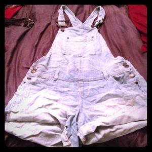 Cute stone washed overalls