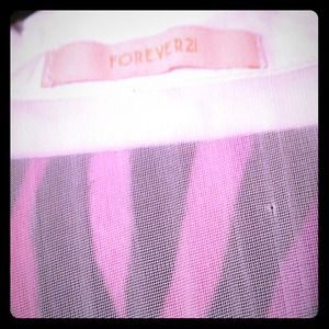 Forever21 completely see through long sleeved.