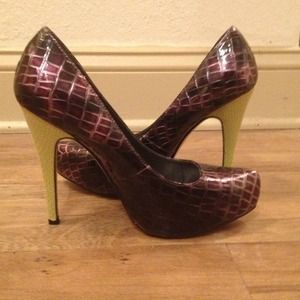 ****Reserved****Eggplant Colored Heels