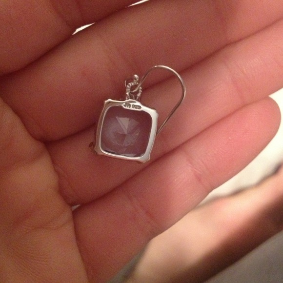 ❌❌❌SOLDJudith Ripka Blue Quartz Earrings - Picture 3 of 4