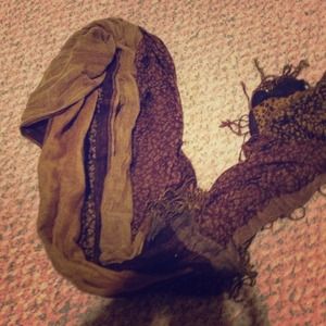 Multi print and color scarf!