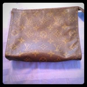 Authentic Louis Vuitton cosmetic clutch