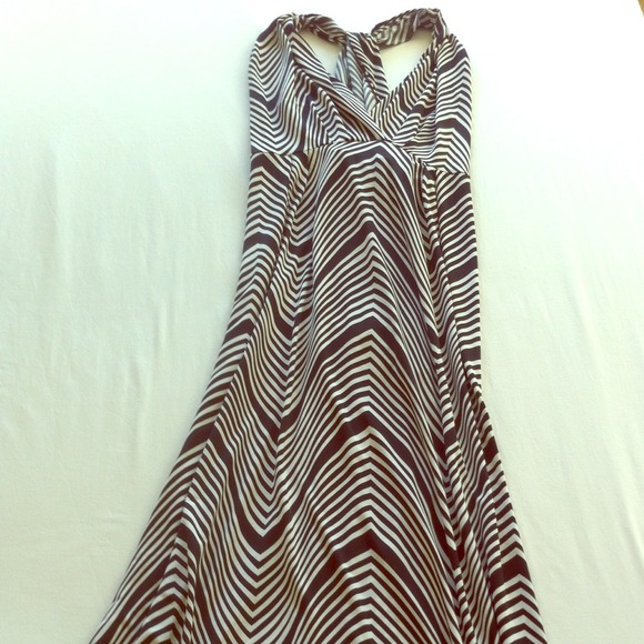 Black and White maxi dress