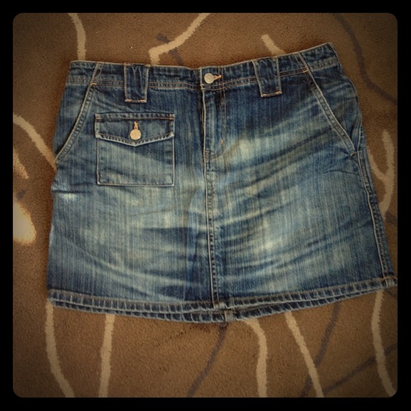 🚫SOLD🚫 Ralph Lauren Polo Denim Mini Skirt