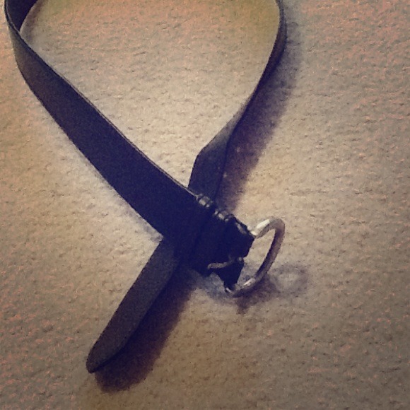 SOLD Genuine leather ladies belt, size L