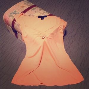 Express - Peach Sleeveless Top