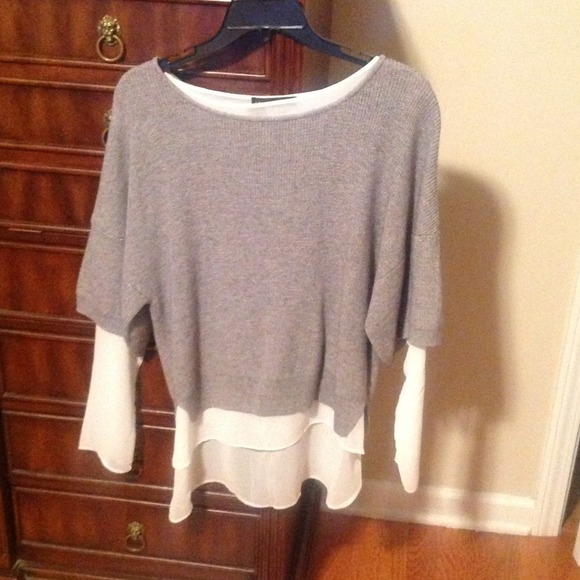 Grace Elements Sweater with sheer lining