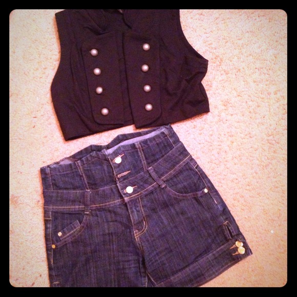 high waist denim.