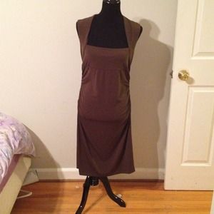 Trade Cute brown dress. Size Large