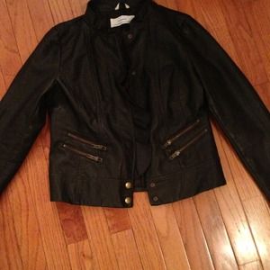 Faux leather jacket