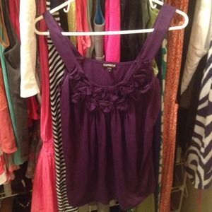 Express Dark purple Rosetta tank. Small.