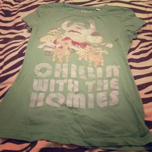 Chillin with the homies Rudolph t shirt