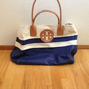 New authentic Tory Burch Canvas tote