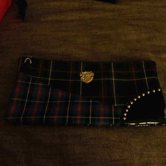 MAC Holiday Plaid Cosmetics bag