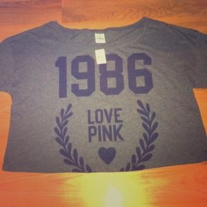 Victoria's Secret Love Pink half tee!
