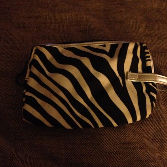 MAC Zebra Print Cosmetics Bag