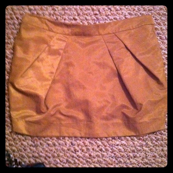 Caramel colored skirt