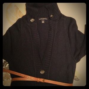 Banana Republic Navy long button down cardigan