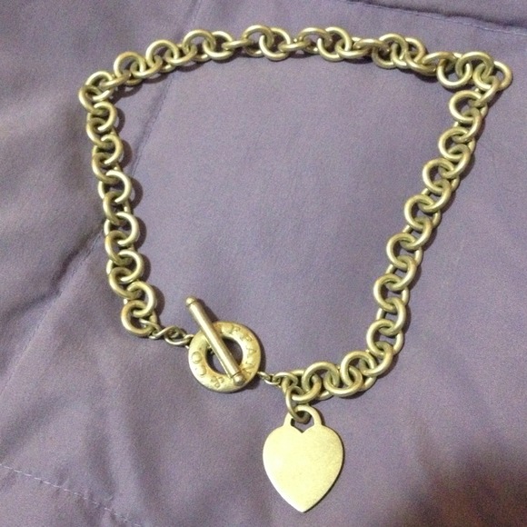 ❗SOLD❗Tiffany & Co Heart Tag & Toggle Necklace