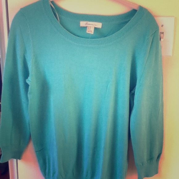 Forever 21 Tops - 🚫SOLD🚫Forever 21 teal sweater top!